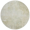 Piper Looms Chantille Modern ACN1852 Beige Machine Washable Area Rug Round Main Image