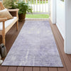 Piper Looms Chantille Modern ACN1852 Lavender Machine Washable Area Rug Runner Outdoor Lifestyle Image Feature