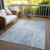 Piper Looms Chantille Modern ACN1852 Sky Machine Washable Area Rug Outdoor Lifestyle Image Feature