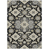 Piper Looms Chantille Global ACN1853 Black Machine Washable Area Rug main image