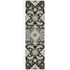 Piper Looms Chantille Global ACN1853 Black Machine Washable Area Rug Runner Main Image