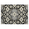 Piper Looms Chantille Global ACN1853 Black Machine Washable Area Rug Scatter Main Image