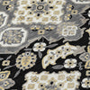 Piper Looms Chantille Global ACN1853 Black Machine Washable Area Rug Swatch Image