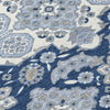 Piper Looms Chantille Global ACN1853 Blue Machine Washable Area Rug Swatch Image