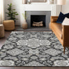 Piper Looms Chantille Global ACN1853 Charcoal Machine Washable Area Rug Lifestyle Image Feature