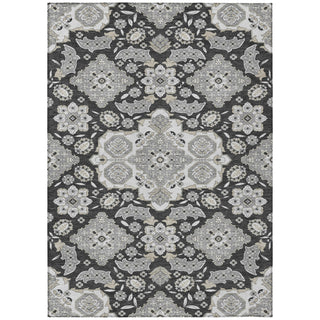 Piper Looms Chantille Global ACN1853 Charcoal Machine Washable Area Rug main image