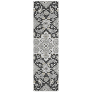 Piper Looms Chantille Global ACN1853 Charcoal Machine Washable Area Rug Runner Main Image