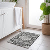 Piper Looms Chantille Global ACN1853 Charcoal Machine Washable Area Rug Scatter Lifestyle Image Feature