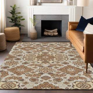 Piper Looms Chantille Global ACN1853 Copper Machine Washable Area Rug Lifestyle Image Feature