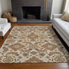 Piper Looms Chantille Global ACN1853 Copper Machine Washable Area Rug Lifestyle Image Feature