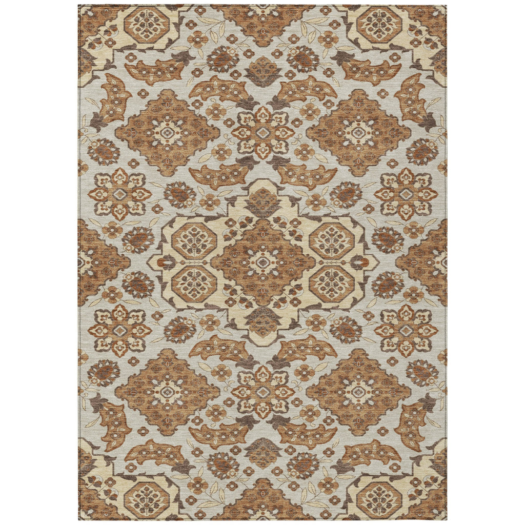 Piper Looms Chantille Global ACN1853 Copper Machine Washable Area Rug main image
