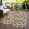 Piper Looms Chantille Global ACN1853 Copper Machine Washable Area Rug Outdoor Lifestyle Image Feature