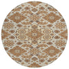 Piper Looms Chantille Global ACN1853 Copper Machine Washable Area Rug Round Main Image