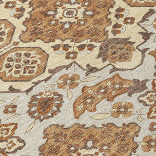 Piper Looms Chantille Global ACN1853 Copper Machine Washable Area Rug Swatch Image