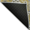 Piper Looms Chantille Global ACN1853 Gold Machine Washable Area Rug Backing Image