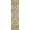 Piper Looms Chantille Global ACN1853 Gold Machine Washable Area Rug Runner Main Image