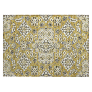 Piper Looms Chantille Global ACN1853 Gold Machine Washable Area Rug Scatter Main Image