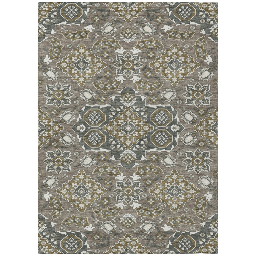 Piper Looms Chantille Global ACN1853 Mocha Machine Washable Area Rug main image