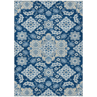 Piper Looms Chantille Global ACN1853 Navy Machine Washable Area Rug main image
