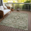 Piper Looms Chantille Global ACN1853 Sage Machine Washable Area Rug Outdoor Lifestyle Image Feature