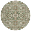 Piper Looms Chantille Global ACN1853 Sage Machine Washable Area Rug Round Main Image