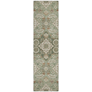 Piper Looms Chantille Global ACN1853 Sage Machine Washable Area Rug Runner Main Image