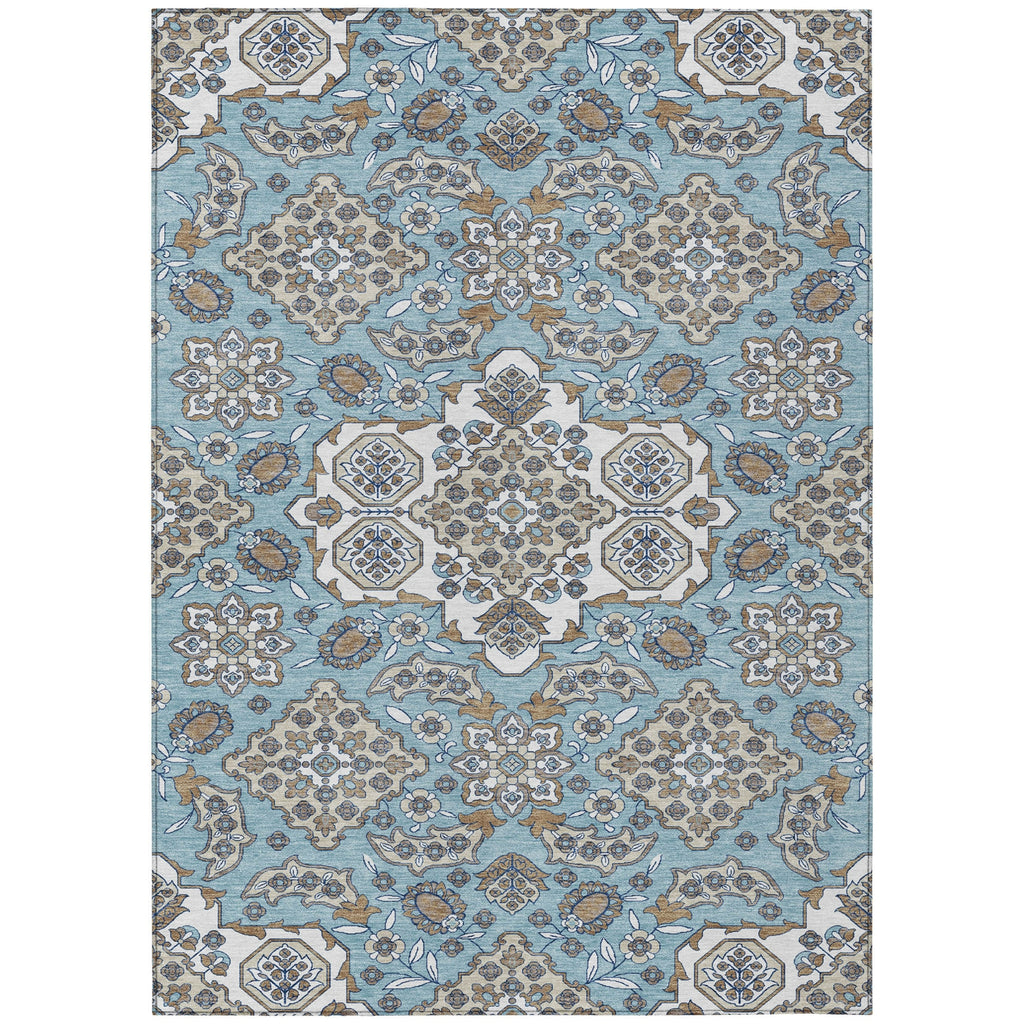 Piper Looms Chantille Global ACN1853 Sky Machine Washable Area Rug main image