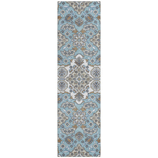 Piper Looms Chantille Global ACN1853 Sky Machine Washable Area Rug Runner Main Image