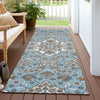 Piper Looms Chantille Global ACN1853 Sky Machine Washable Area Rug Runner Outdoor Lifestyle Image Feature
