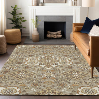 Piper Looms Chantille Global ACN1853 Taupe Machine Washable Area Rug Lifestyle Image Feature