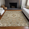Piper Looms Chantille Global ACN1853 Taupe Machine Washable Area Rug Lifestyle Image Feature