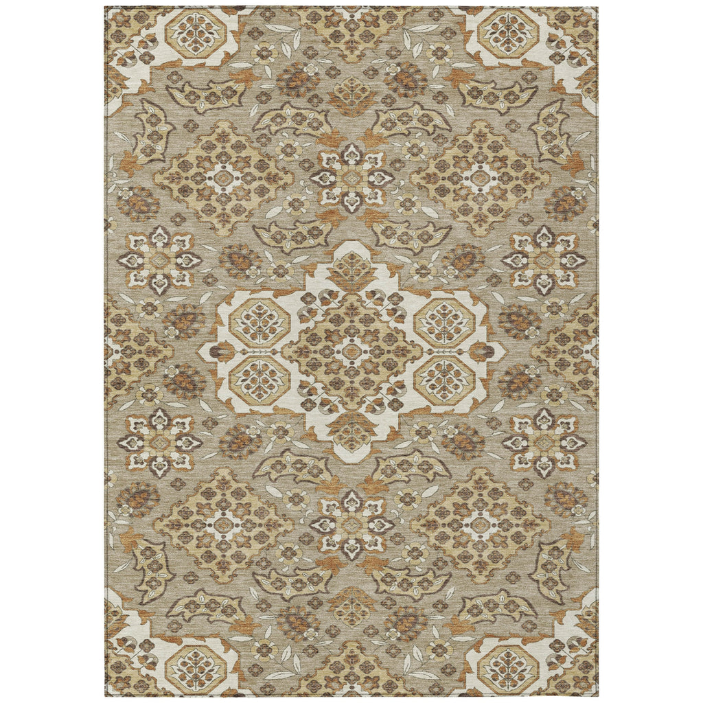 Piper Looms Chantille Global ACN1853 Taupe Machine Washable Area Rug main image