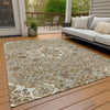 Piper Looms Chantille Global ACN1853 Taupe Machine Washable Area Rug Outdoor Lifestyle Image Feature
