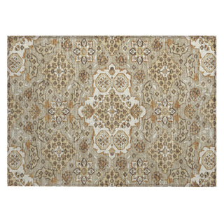 Piper Looms Chantille Global ACN1853 Taupe Machine Washable Area Rug Scatter Main Image