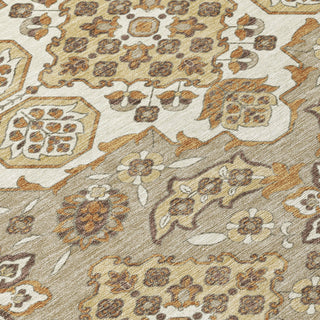 Piper Looms Chantille Global ACN1853 Taupe Machine Washable Area Rug Swatch Image