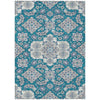 Piper Looms Chantille Global ACN1853 Teal Machine Washable Area Rug main image