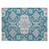 Piper Looms Chantille Global ACN1853 Teal Machine Washable Area Rug Scatter Main Image