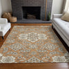 Piper Looms Chantille Global ACN1853 Terracotta Machine Washable Area Rug Lifestyle Image Feature