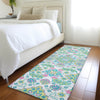 Piper Looms Chantille Global ACN1853 White Machine Washable Area Rug Runner Lifestyle Image Feature