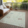 Piper Looms Chantille Global ACN1854 Aloe Machine Washable Area Rug Outdoor Lifestyle Image Feature