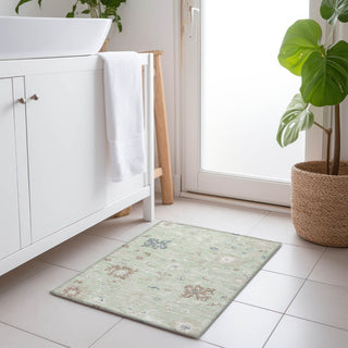 Piper Looms Chantille Global ACN1854 Aloe Machine Washable Area Rug Scatter Lifestyle Image Feature