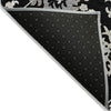 Piper Looms Chantille Global ACN1854 Black Machine Washable Area Rug Backing Image