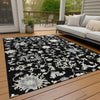 Piper Looms Chantille Global ACN1854 Black Machine Washable Area Rug Outdoor Lifestyle Image Feature