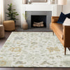 Piper Looms Chantille Global ACN1854 Ivory Machine Washable Area Rug Lifestyle Image Feature