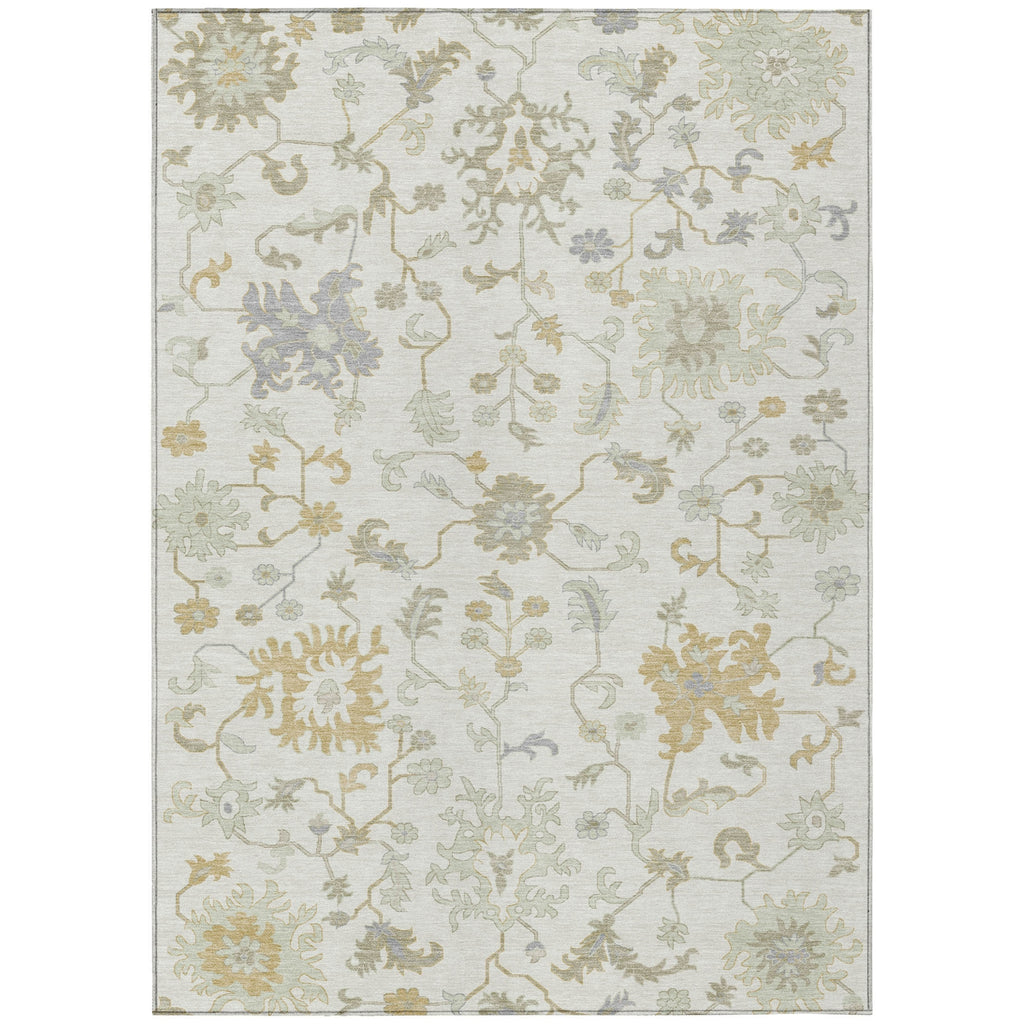 Piper Looms Chantille Global ACN1854 Ivory Machine Washable Area Rug main image