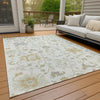 Piper Looms Chantille Global ACN1854 Ivory Machine Washable Area Rug Outdoor Lifestyle Image Feature