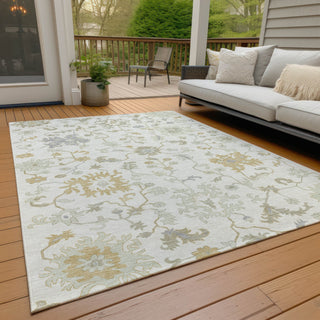 Piper Looms Chantille Global ACN1854 Ivory Machine Washable Area Rug Outdoor Lifestyle Image Feature