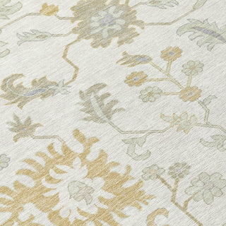 Piper Looms Chantille Global ACN1854 Ivory Machine Washable Area Rug Swatch Image