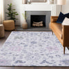 Piper Looms Chantille Global ACN1854 Lavender Machine Washable Area Rug Lifestyle Image Feature