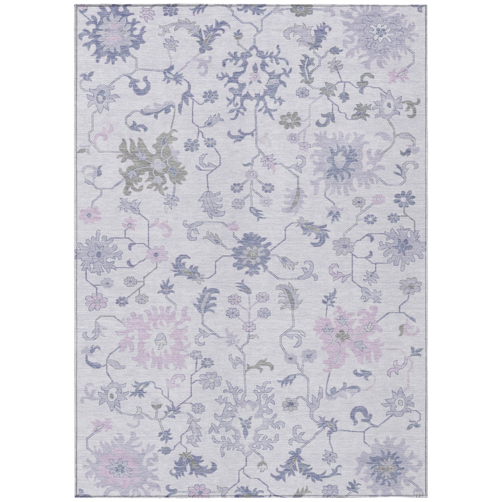 Piper Looms Chantille Global ACN1854 Lavender Machine Washable Area Rug main image